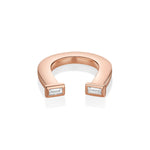Lucky Horseshoe Ring [Rose Gold]