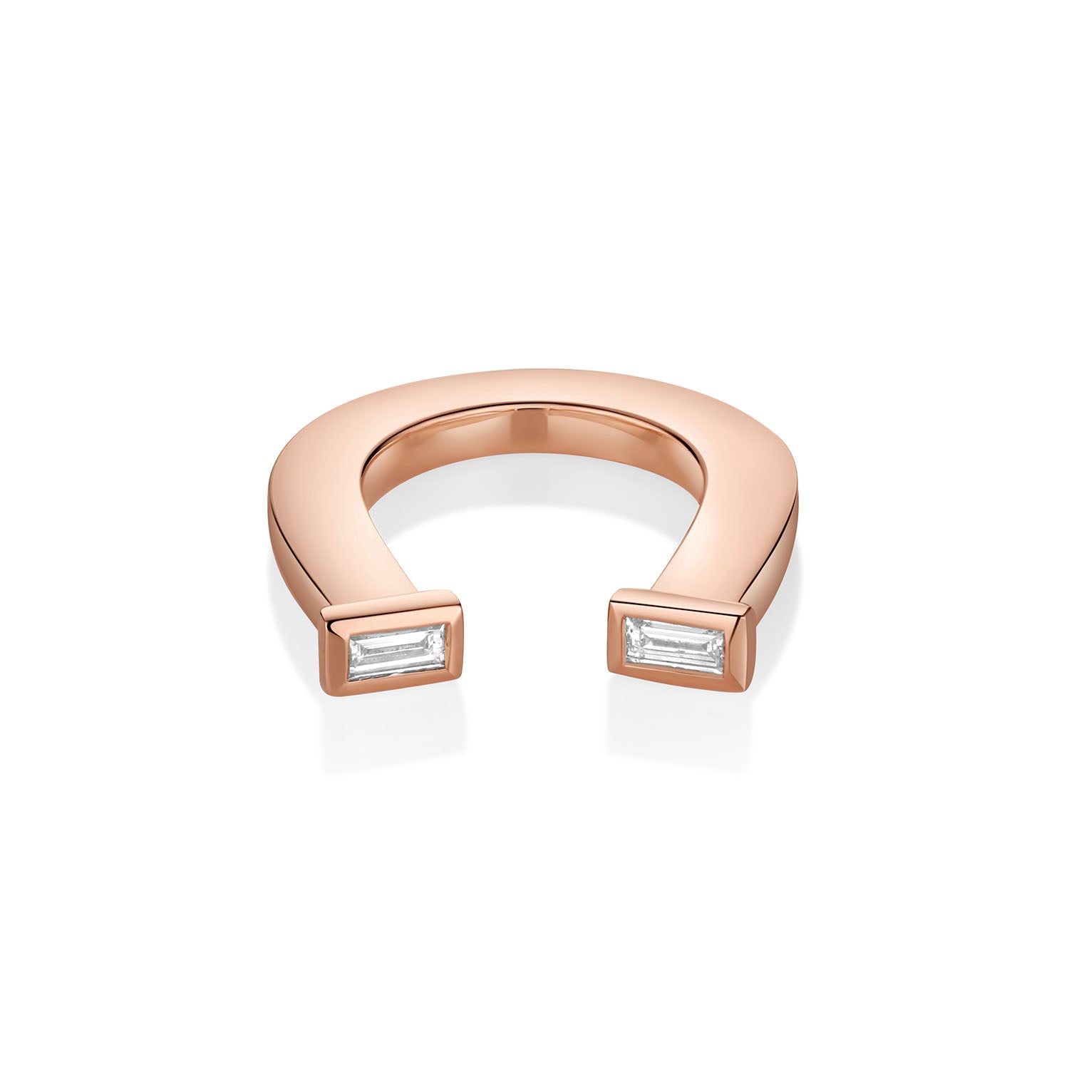 Lucky Horseshoe Ring [Rose Gold]