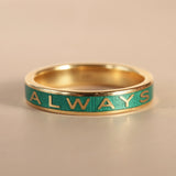 Green Always Enamel Band (Prototype)