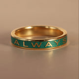 Green Always Enamel Band (Prototype)