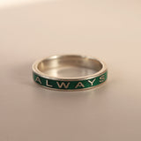 Dark Green Always Enamel Band (Prototype)