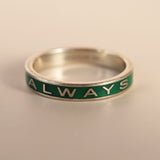 Dark Green Always Enamel Band (Prototype)
