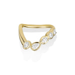 Simone Arch Band [Yellow Gold]