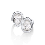 Joanie Bypass Ring [White Gold]