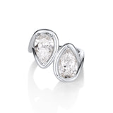 Joanie Bypass Ring [White Gold]