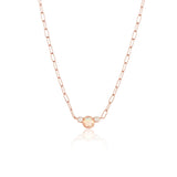 Juliette Opal Necklace [Rose Gold]