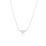 Juliette Opal Necklace [White Gold]