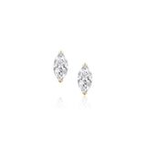 3.06ctw Lab-Created Diamond Marquise Studs [Yellow Gold]