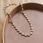 Flatlay of Lisse Tennis Necklace