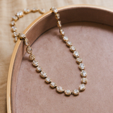 Flatlay of Lisse Tennis Necklace