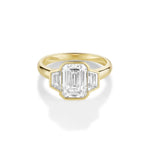 The Leonie Three Stone Engagement Ring Marrow Fine