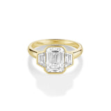 The Leonie Three Stone Engagement Ring Marrow Fine