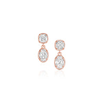 Lisse Dangle Earrings [Rose Gold]
