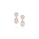 Lisse Dangle Earrings [Rose Gold]