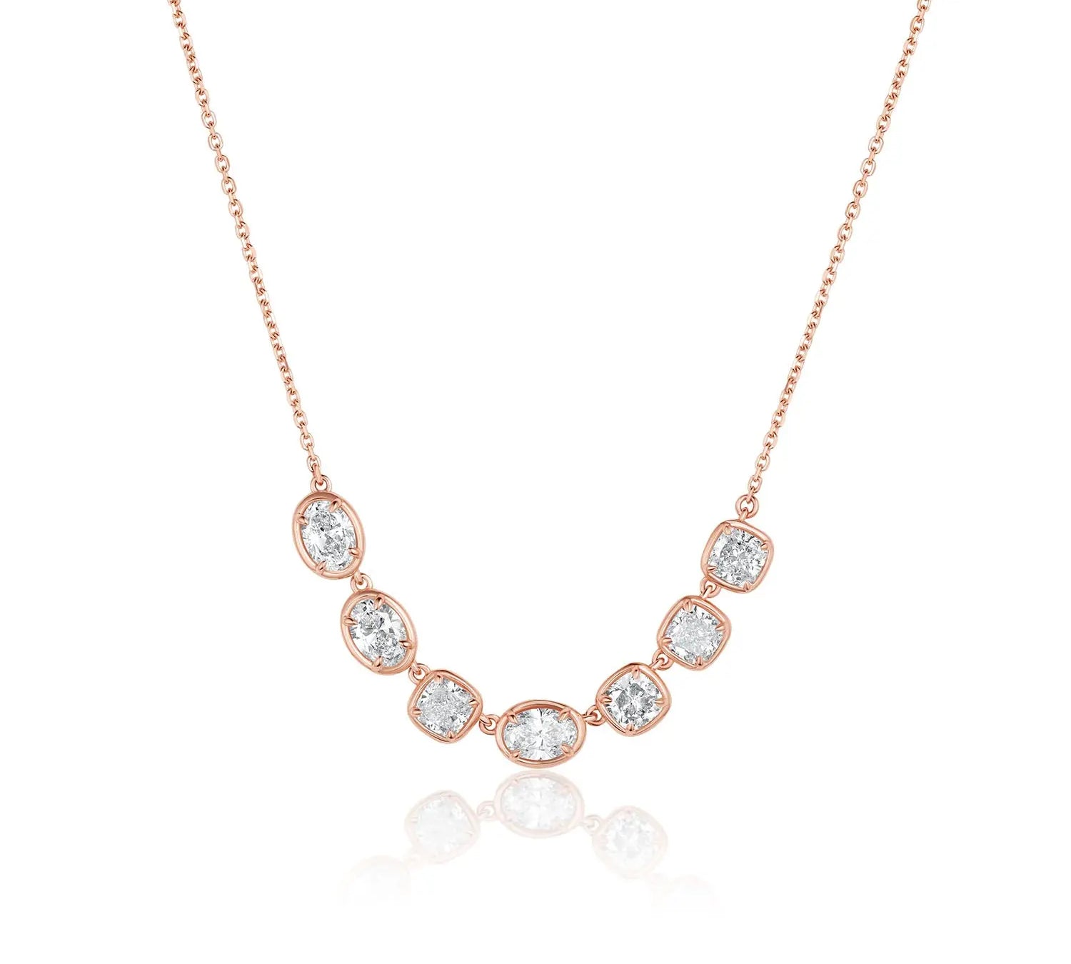 Lisse 7 Stone Diamond Necklace Marrow Fine