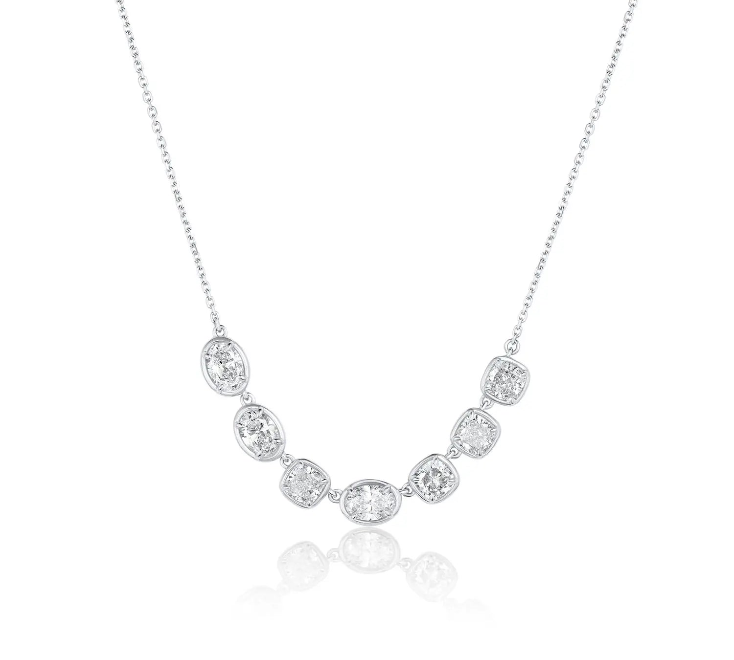 Lisse 7 Stone Diamond Necklace Marrow Fine