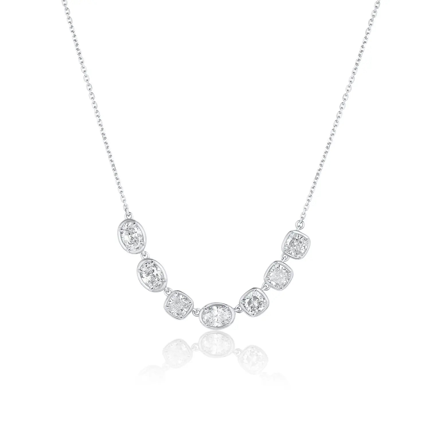 Lisse 7 Stone Diamond Necklace Marrow Fine