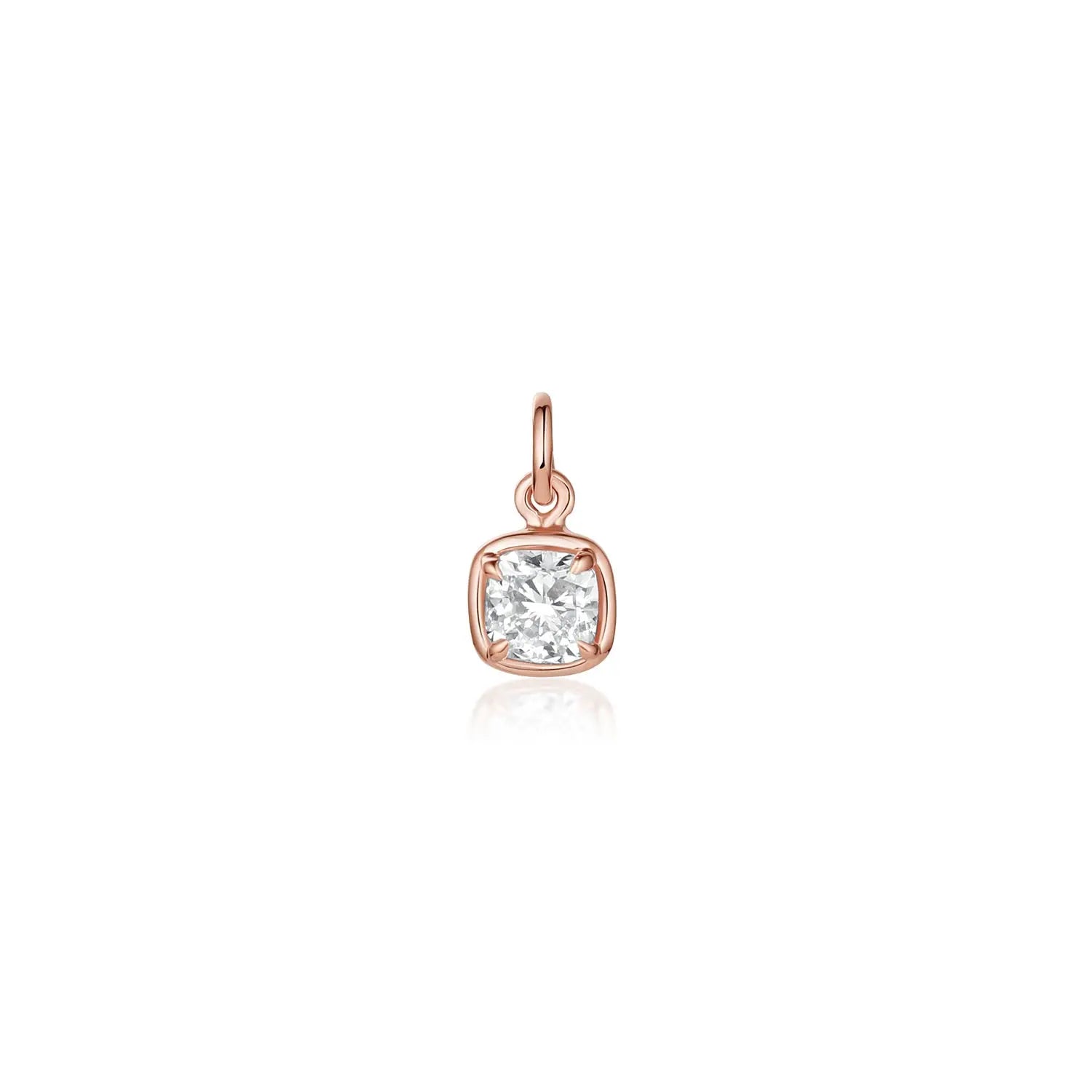 Lisse Diamond Cushion Charm Marrow Fine
