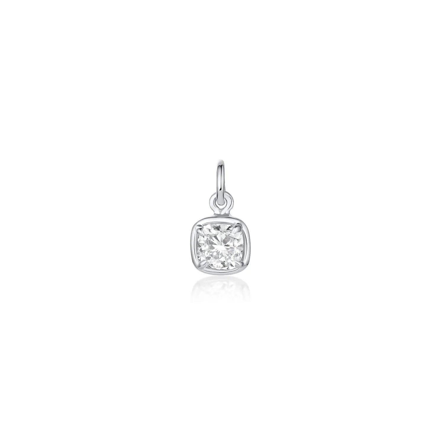 Lisse Diamond Cushion Charm Marrow Fine