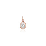 Lisse North-South Diamond Oval Charm Marrow Fine