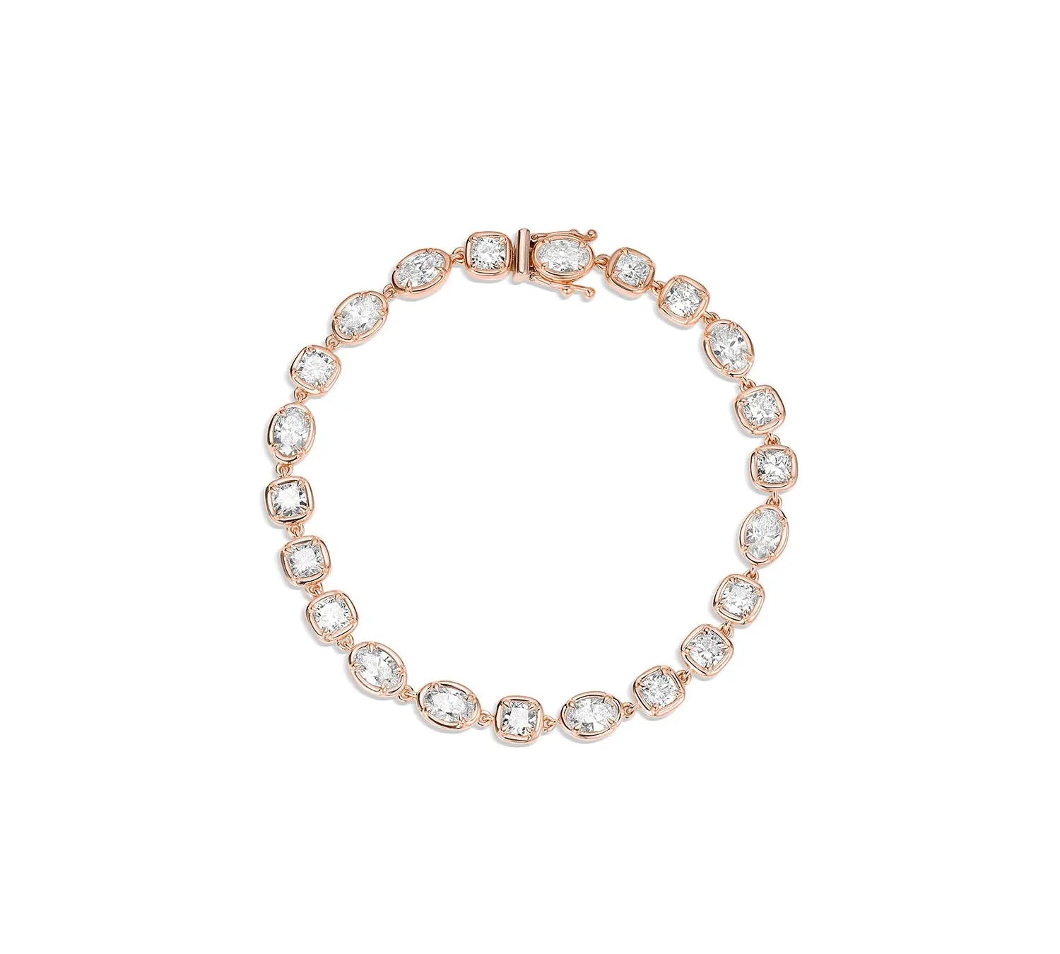 Lisse Tennis Bracelet [Rose Gold]