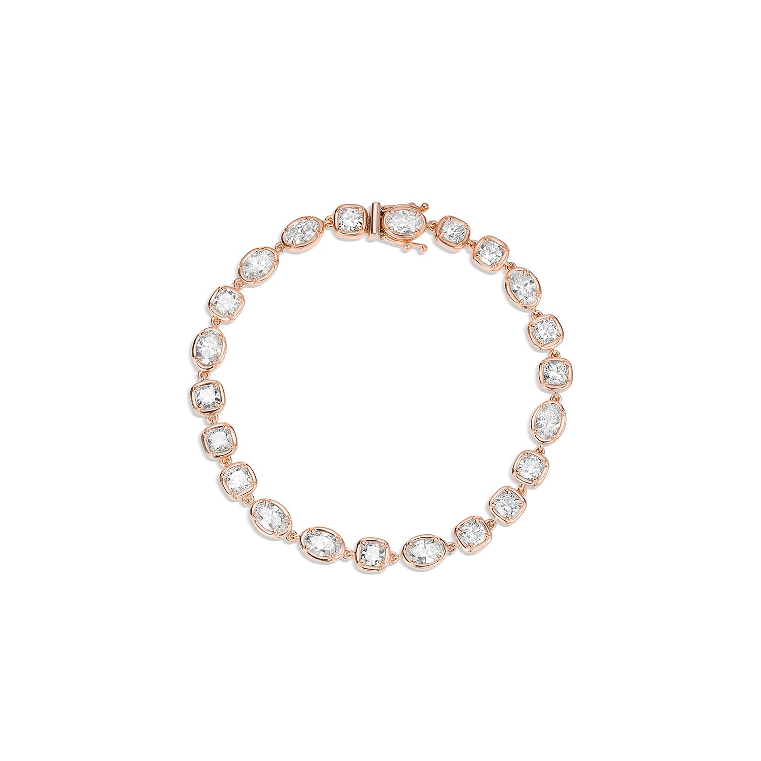Lisse Tennis Bracelet [Rose Gold]