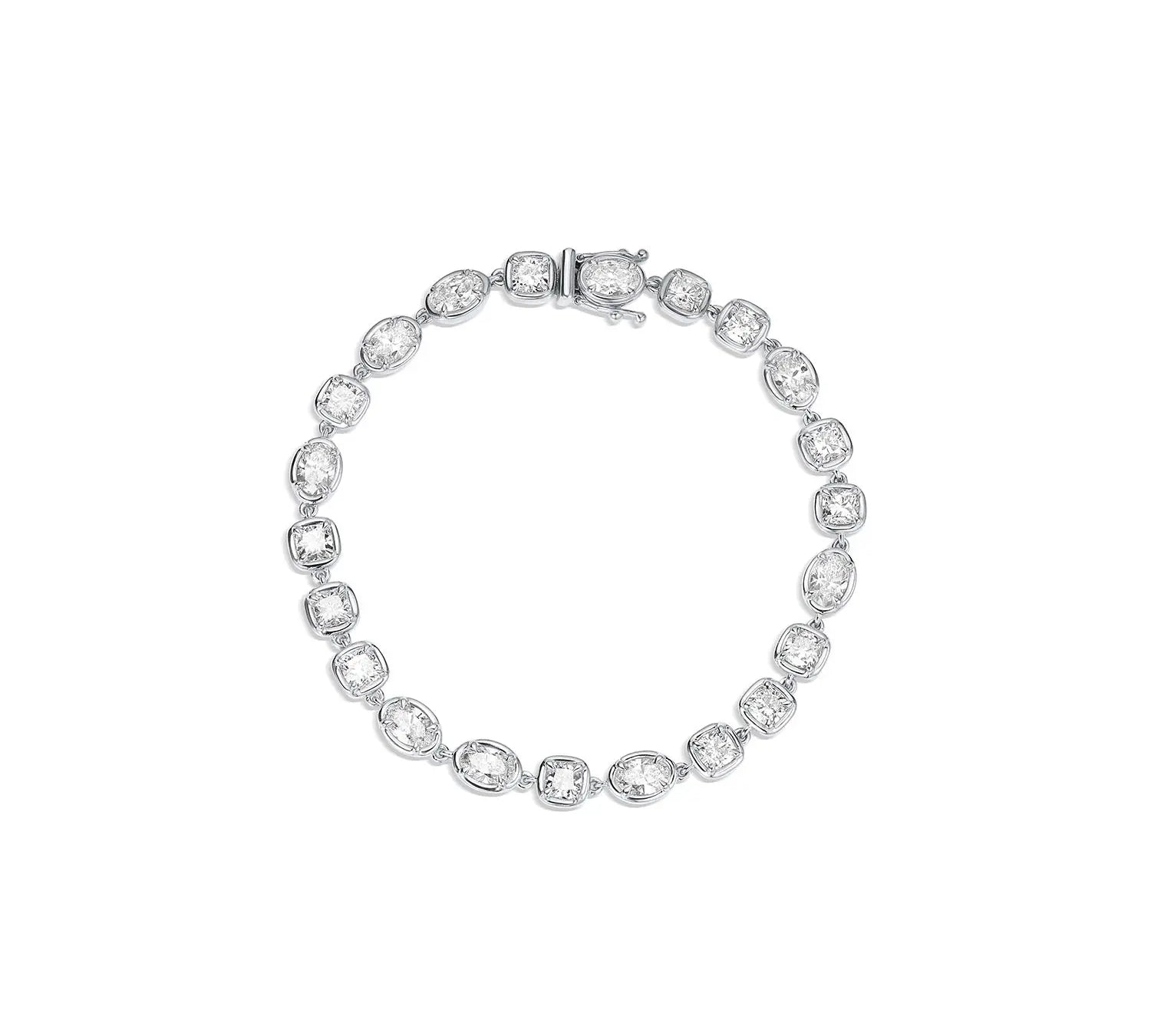 Lisse Tennis Bracelet [White Gold]