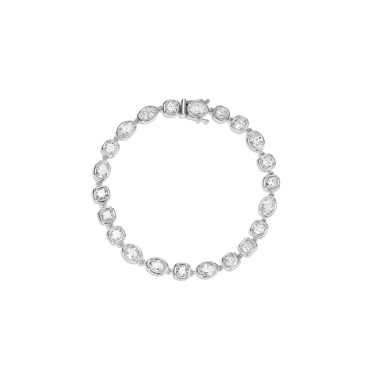 Lisse Tennis Bracelet [White Gold]