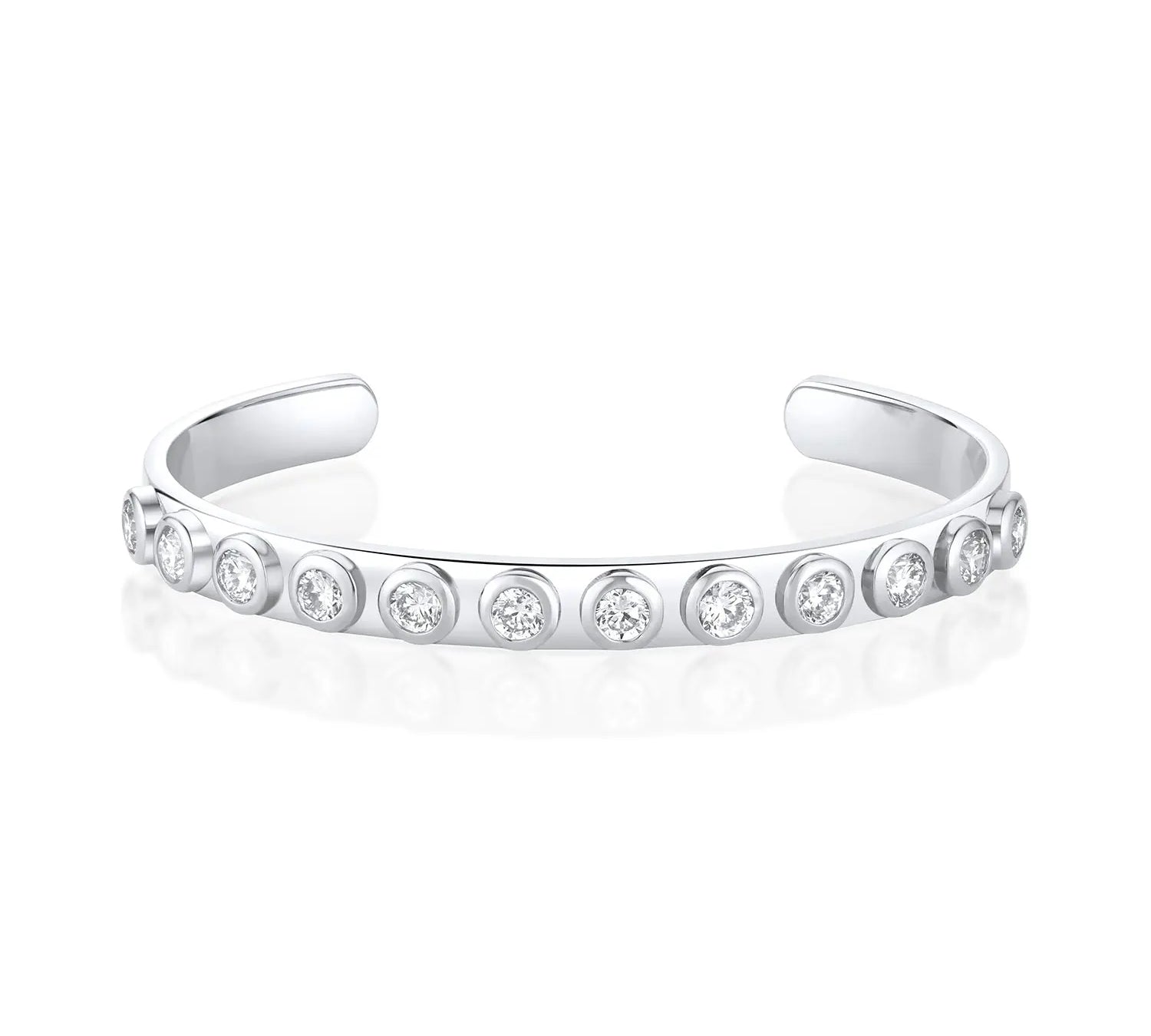 Little White Diamond Cuff Marrow Fine