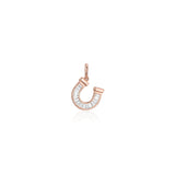 Lucky Horseshoe Charm [Rose Gold]