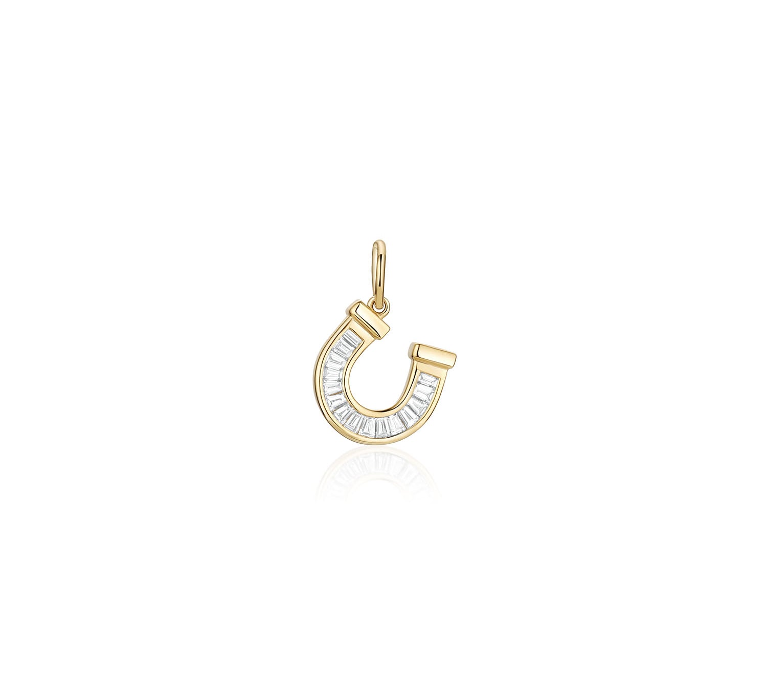 Lucky Horseshoe Charm [Yellow Gold]