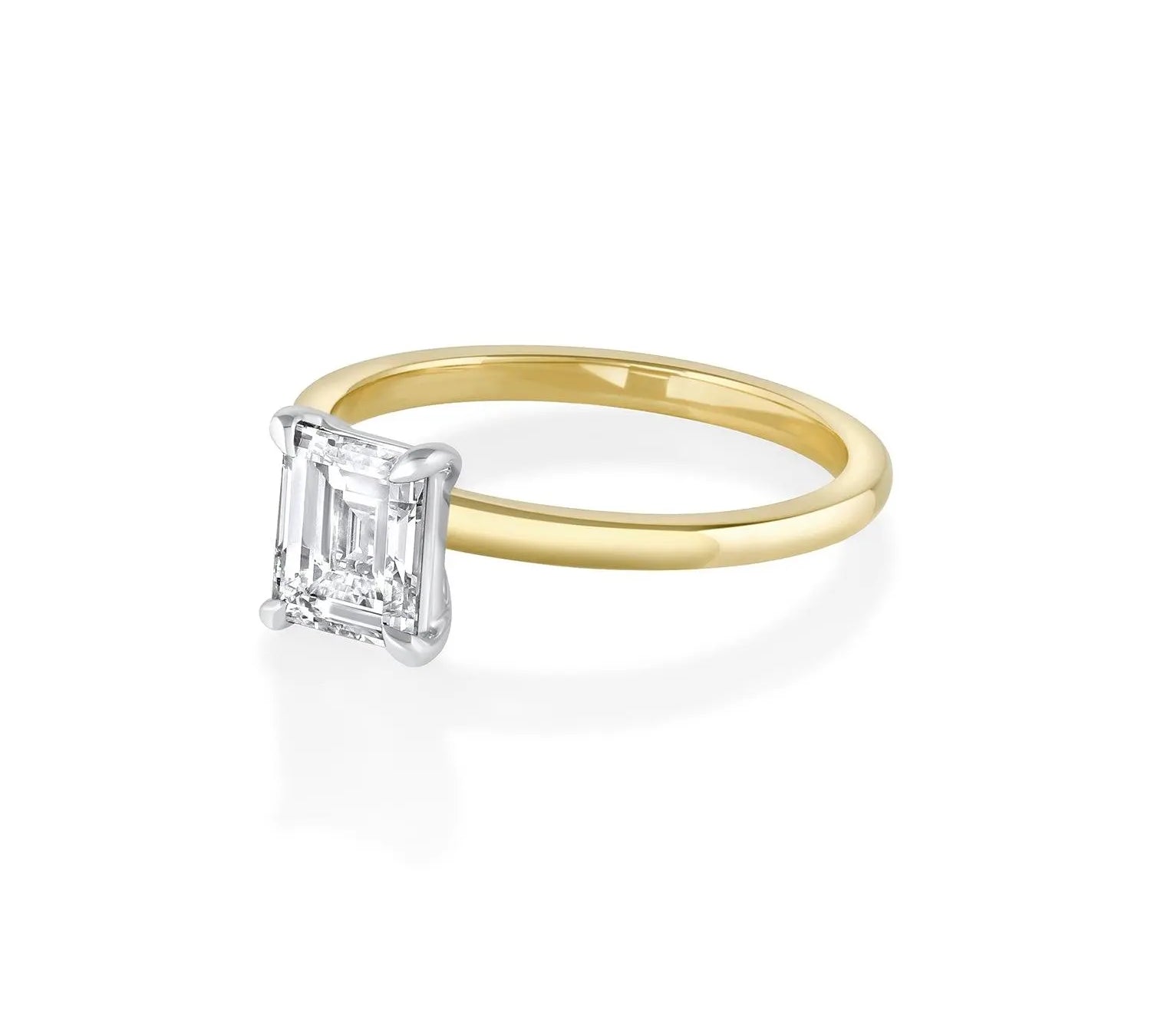 1.04ct Step Cut Diamond Baguette Ring - Marrow Fine