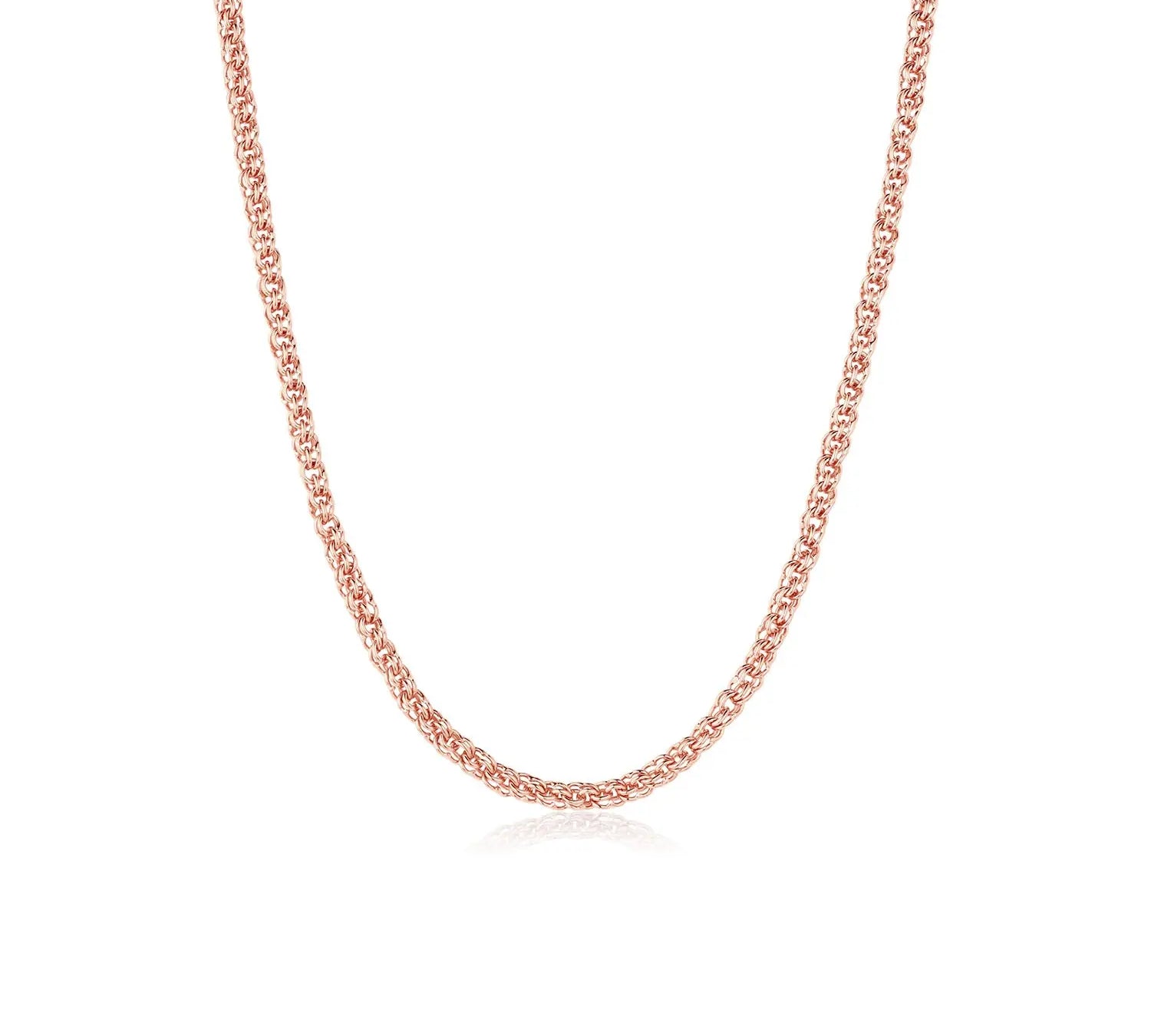 3.5mm Double Link Chain [Rose Gold]
