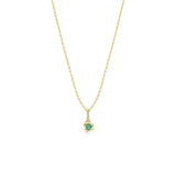 Abstract Bezel Gemstone Charm