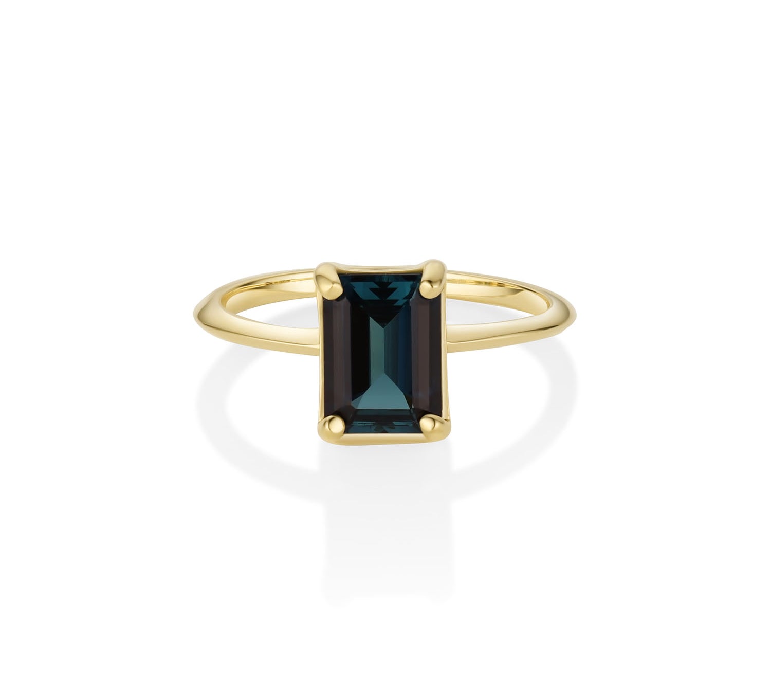 1.35ct Blue Tourmaline Odessa [Yellow Gold]