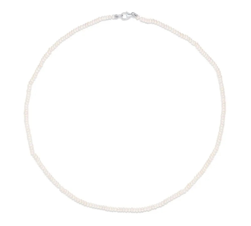 Barely There Pearl Choker [White Gold]