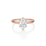 The Maeve Marquise Engagement Ring [Rose Gold]