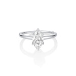 The Maeve Marquise Engagement Ring [White Gold or Platinum]