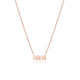 Mama Nameplate Necklace [Rose Gold]