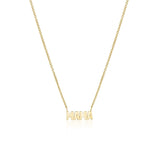 Mama Nameplate Necklace [Yellow Gold]