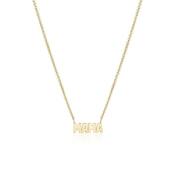 Mama Nameplate Necklace