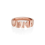 Mama Nameplate Ring [Rose Gold]