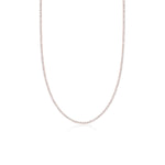 Margaret Tennis Necklace [Rose Gold]