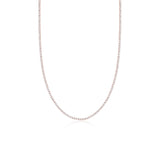 Margaret Tennis Necklace [Rose Gold]