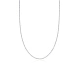 Margaret Tennis Necklace [White Gold]