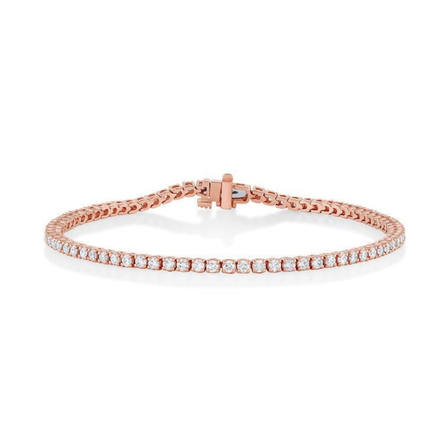 Marrow Fine Jewelry White Diamond Maria Tennis Bracelet [Rose Gold]