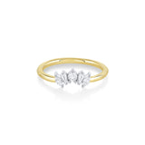 White Diamond Two-Tone Mini Courtney Mixed Shape Jacket