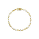 Mini Lisse Tennis Bracelet Marrow Fine [Yellow Gold]