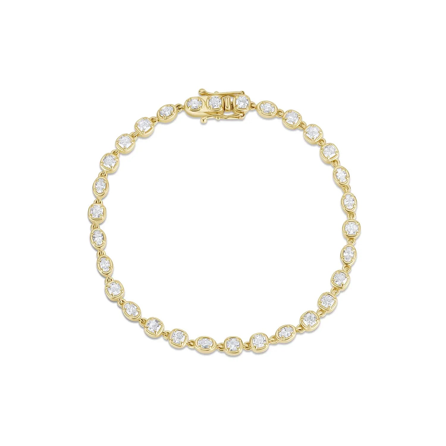 Mini Lisse Tennis Bracelet Marrow Fine [Yellow Gold]