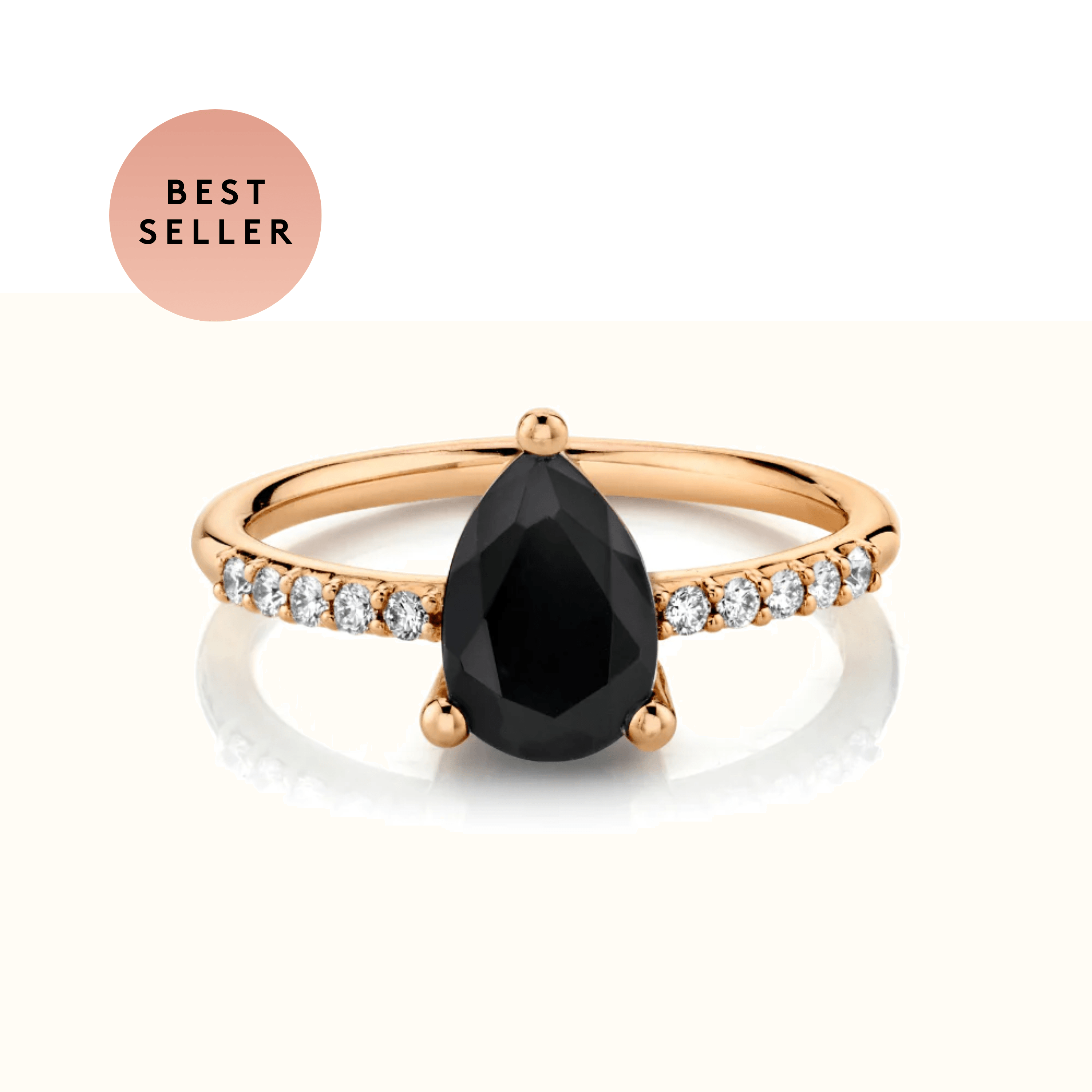 Black onyx ring gold band deals